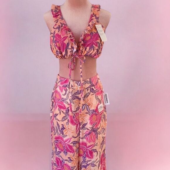 OLD NAVY NWT RUFFLE TRIMMED TRIANGLE STRING BIKINI SWIM TOP FOR WOMEN XXL - Picture 6 of 6